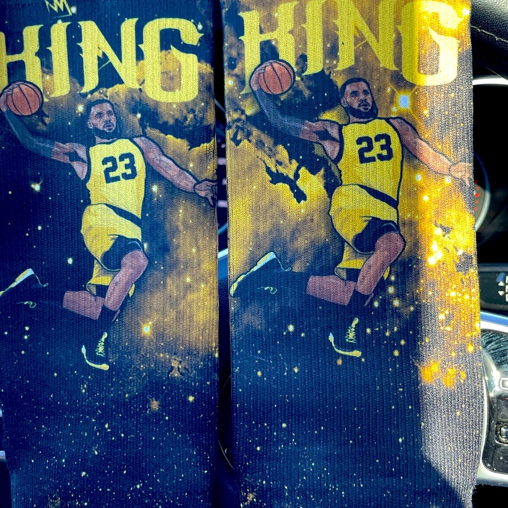 Brand new Lebron socks!! Size M/L - unisex
